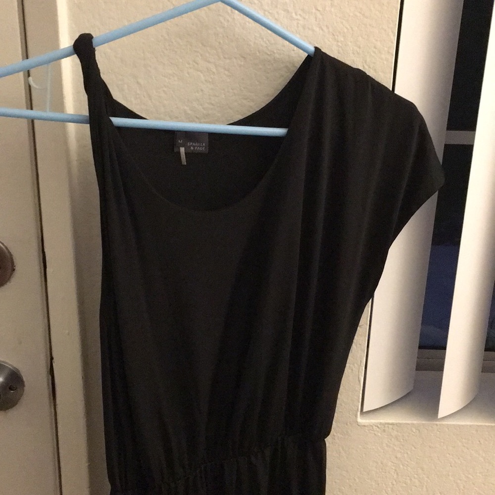 ✨final✨ Sparkle & Fade UO black maxi dress - Picture 6 of 6